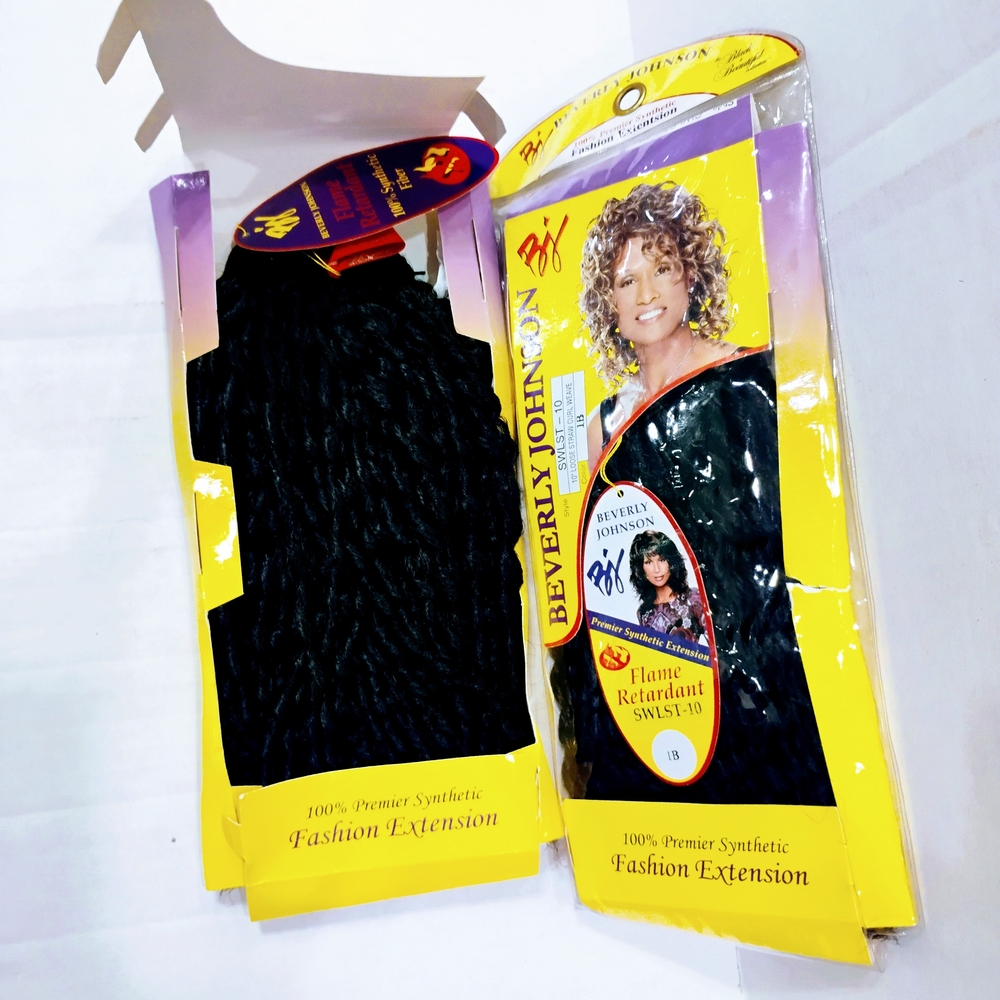 Black Textured Layered Hair Wig